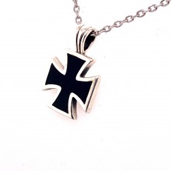 Přívěsek  stříbrný  - Maltézský kříž