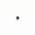 Studex -nastřelovací náušnice - modrý zirkon