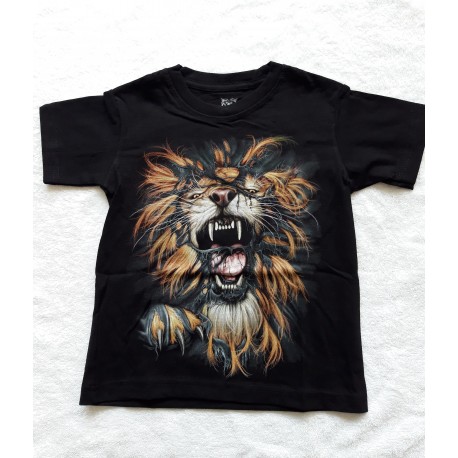 Tričko dětské - Rozzuřený tygr