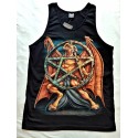 T-shirts - Nátělník - Satan s pentagramem