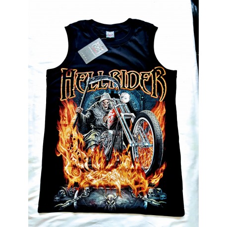 Tričko bez rukávu - Hell rider