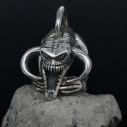 Prsten stříbrný - Ďábelský štír