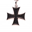 Přívěsek  stříbrný  - Kříž maltézský