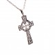Přívěsek  stříbrný  - Kříž keltský s kruhem